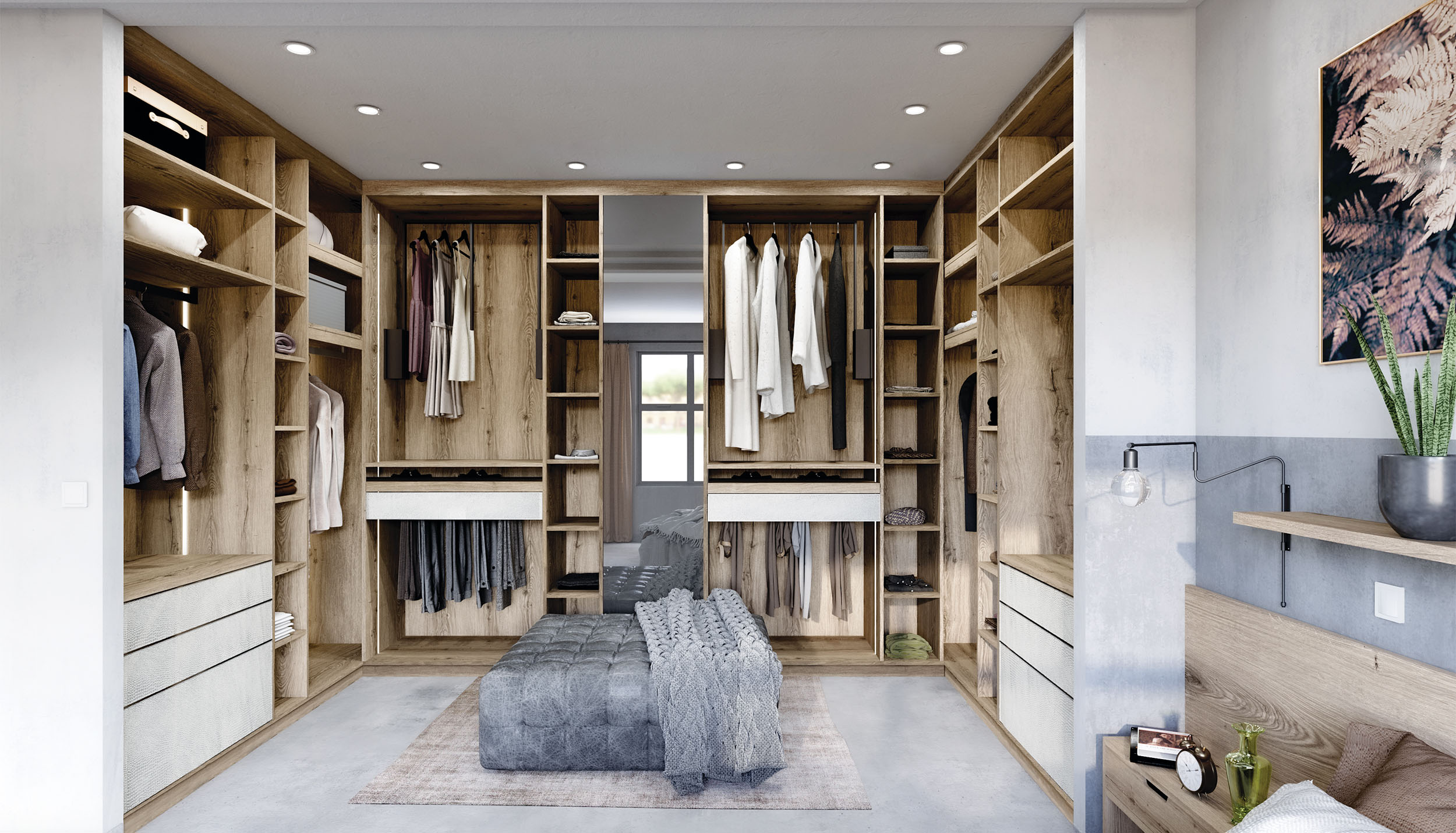 Dressing en U